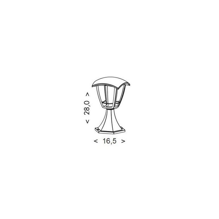 LED Lauko lempa VERONA LED/8W/230V IP44
