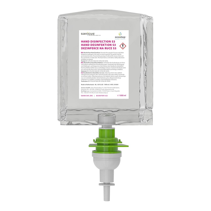 EcoStep 50170 - Putų dezinfekantas be alkoholio S3/S2 1000 ml