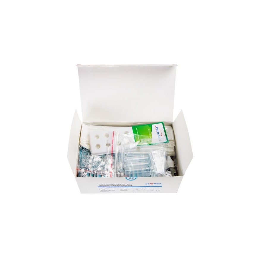 ECOTEST RAPID - Antigeno greitasis testas COVID-19, pakuotėje 20vnt