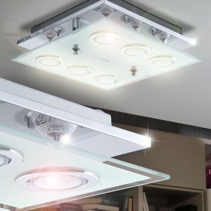 EGLO 13551 - LED lubinis šviestuvas CABO 6xGU10/3W/230V