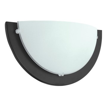 Eglo 181331 - Sieninis šviestuvas ICEBERG 1xE27/60W/230V juodas