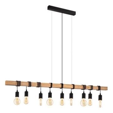 Eglo 182429 - pakabinamas šviestuvas su laidu TOWNSHEND 9xE27/60W/230V
