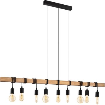 Eglo 182429 - pakabinamas šviestuvas su laidu TOWNSHEND 9xE27/60W/230V