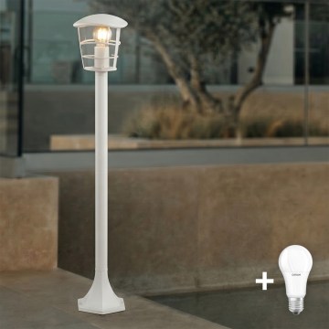 Eglo 18799 - LED lauko šviestuvas ALORIA 1xE27/8,5W/230V IP44 baltas