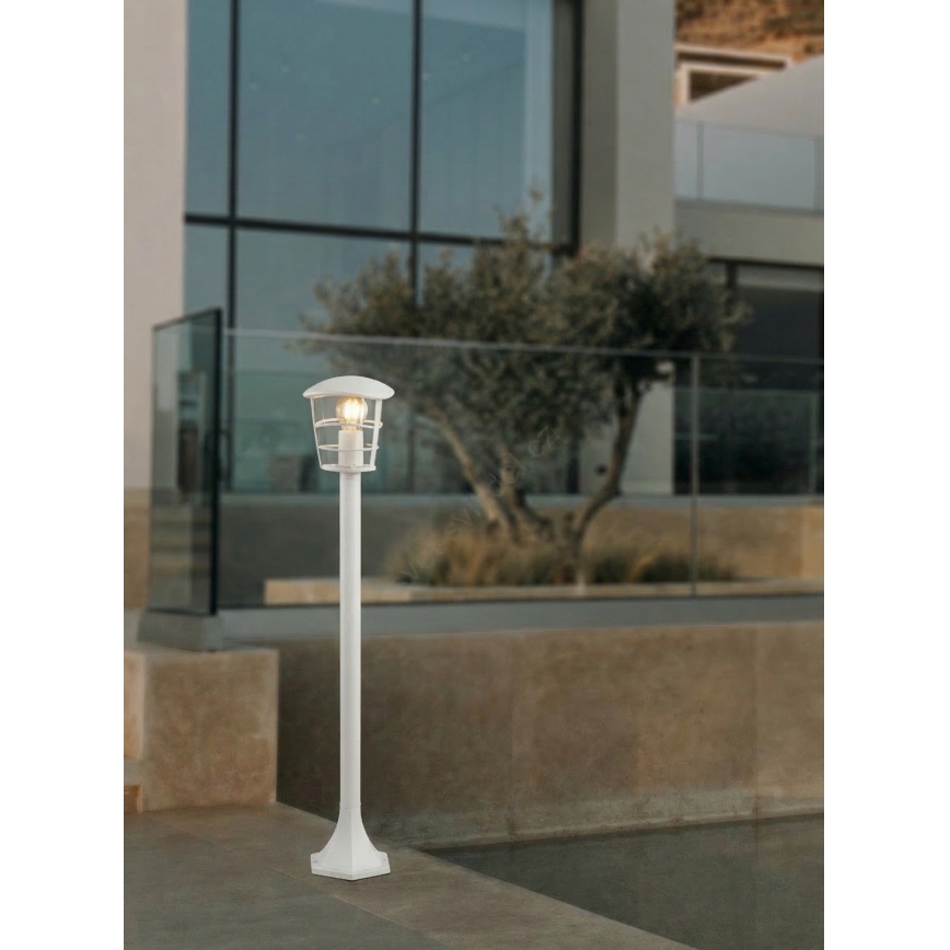 Eglo 18799 - LED lauko šviestuvas ALORIA 1xE27/8,5W/230V IP44 baltas