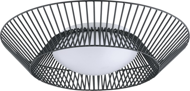 Eglo 200842 - LED lubinis šviestuvas PIASTRE LED/8,2W/230V skersm. 39 cm juoda