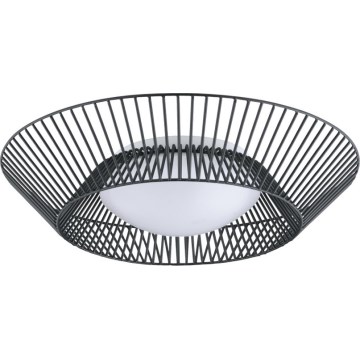 Eglo 200842 - LED lubinis šviestuvas PIASTRE LED/8,2W/230V, skersmuo 39 cm, juodas