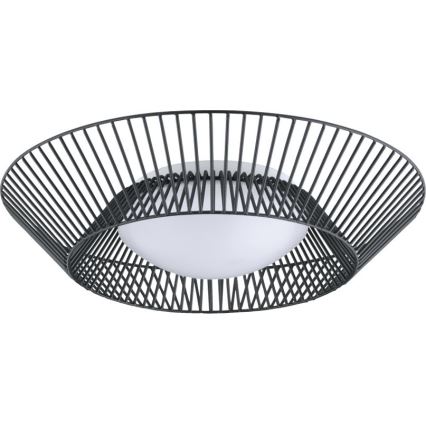 Eglo 200842 - LED lubinis šviestuvas PIASTRE LED/8,2W/230V, skersmuo 39 cm, juodas