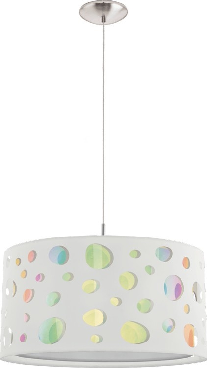 Eglo 202528 - Vaikiškas pakabinamas šviestuvas ant laido MONEDA 1xE27/60W/230V