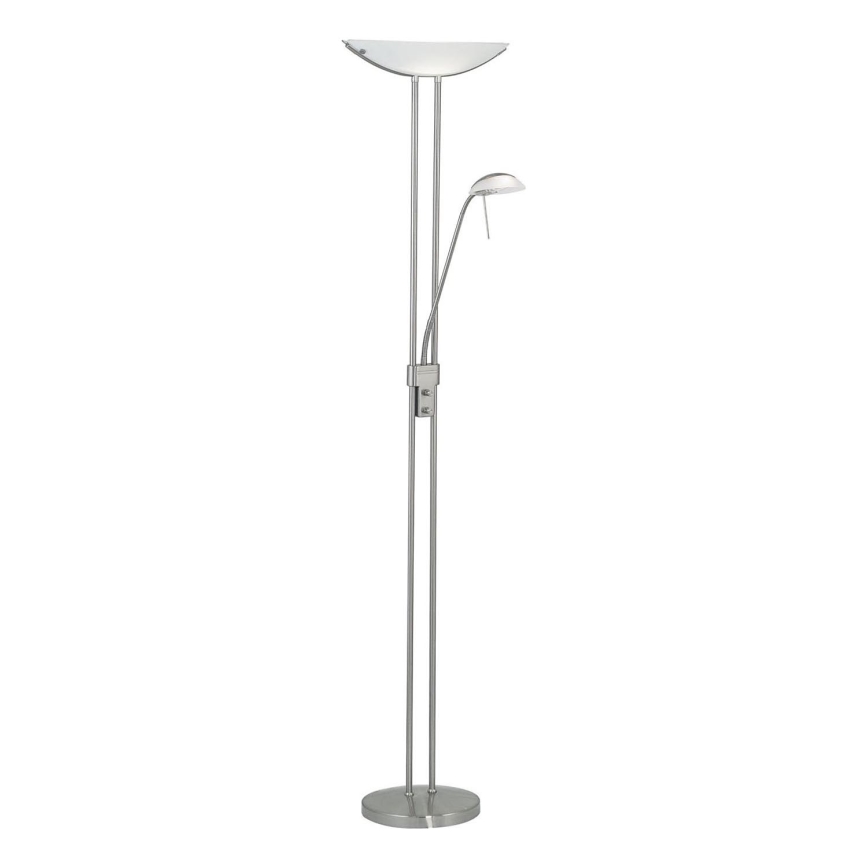 Eglo 25869 - Pritemdomas toršeras BAYA 1xR7s/230W/230V + 1xG9/33W matinis chromas