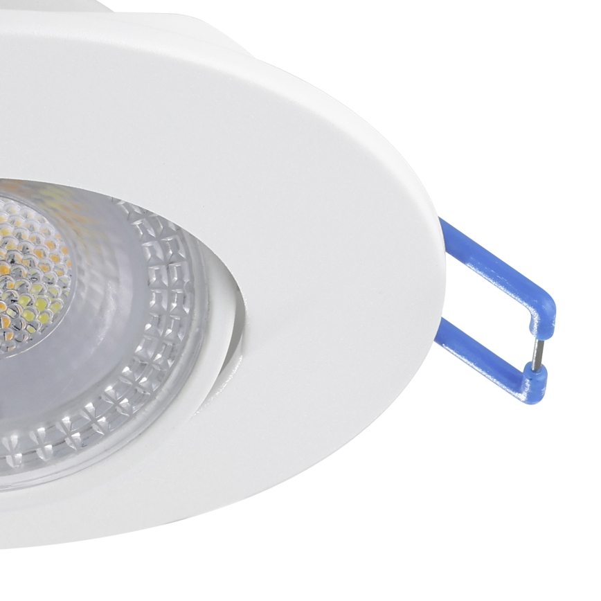 Eglo - 7 vnt. LED įleistinių šviestuvų komplektas LED/4,9W/230V 2700/4000/6500K skersm. 9 cm baltas