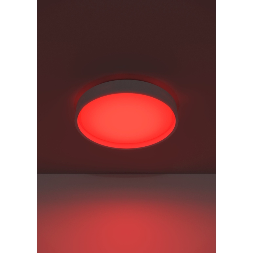 Eglo 300686 - LED RGBW reguliuojamas lubų šviestuvas MASSIGNANO-Z LED/18,5W/230V baltas + nuotolinis valdymas