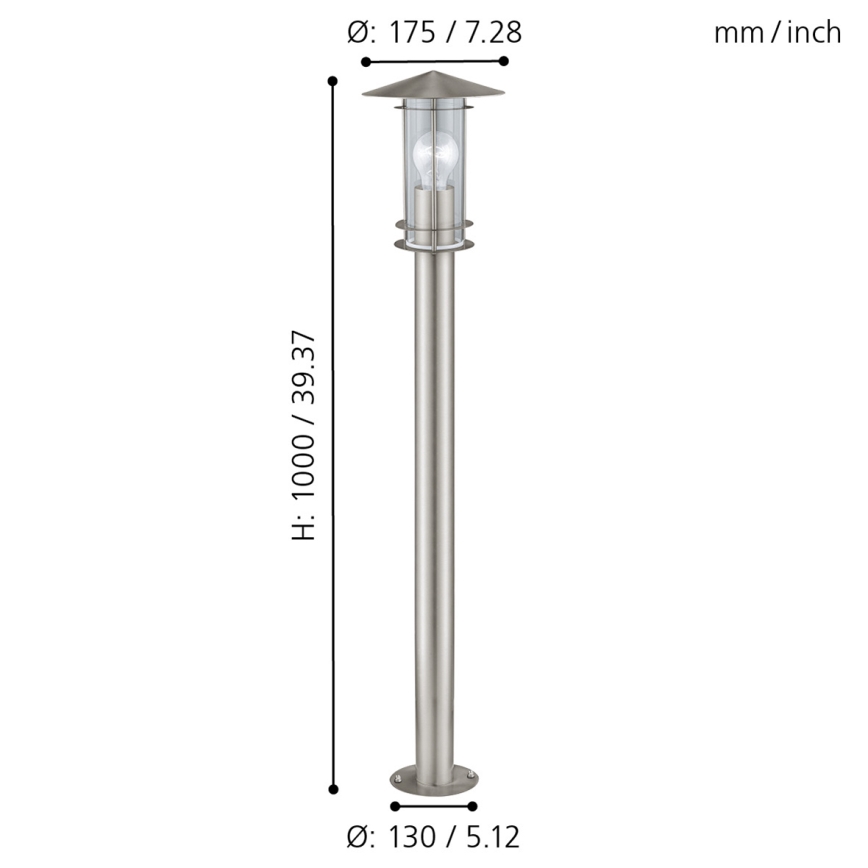 EGLO - Lauko šviestuvas 1xE27/60W/230V IP44