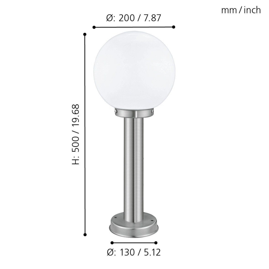 Eglo - Lauko šviestuvas 1xE27/60W/230V IP44