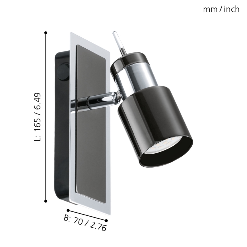 Eglo - Akcentinis LED šviestuvas 1xGU10/5W/230V