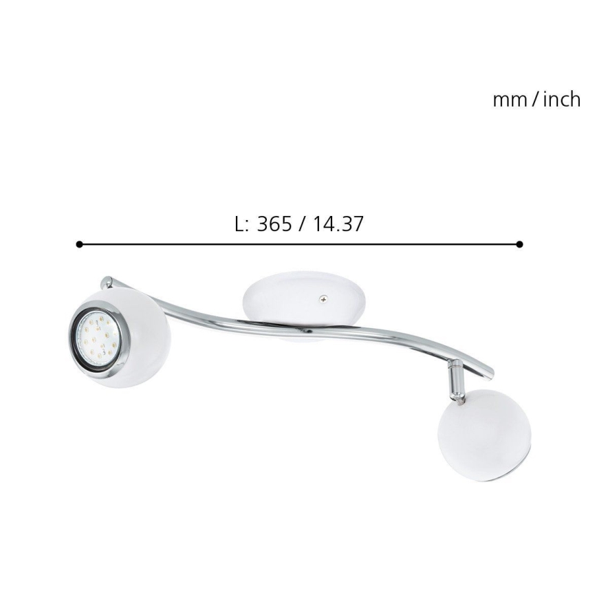 EGLO - Akcentinis LED šviestuvas 2xGU10/3W LED