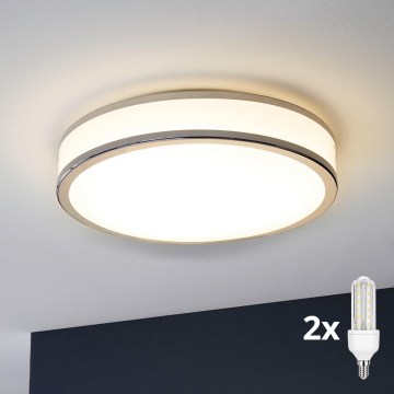 Eglo 31025 - LED vonios kambario lubinis šviestuvas PALERMO 1xE14/40W/230V IP44