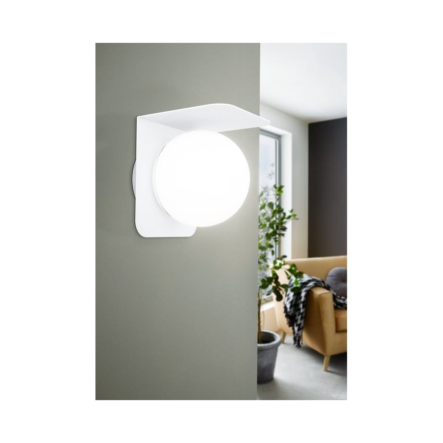Eglo 31052 - LED RGBW Pritemdomas lauko šviestuvas CORRIENTES 1xE27/9W/230V IP44 balta