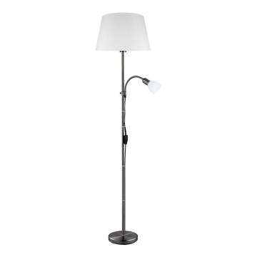 Eglo 31178 - Grindinis šviestuvas ALMACEN 1xE27/60W/230V + 1xE14/25W juoda/balta