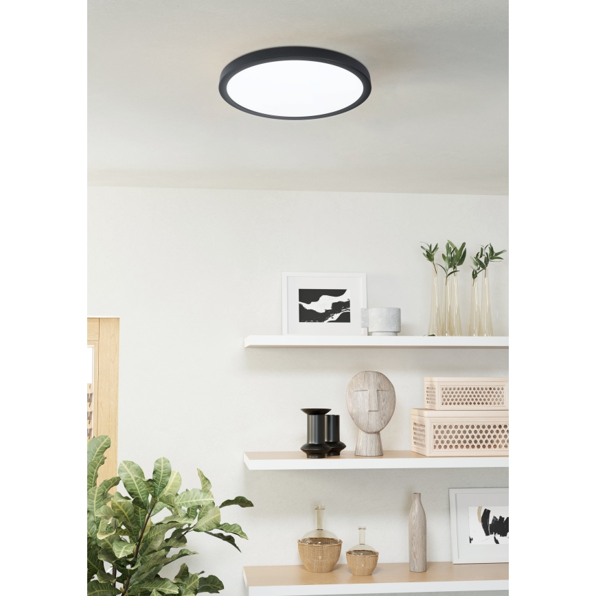 Eglo 31378 - LED pritemdomas lubinis vonios šviestuvas ARGOLIS-Z LED/19,5W/230V 2700-6500K IP44 juoda