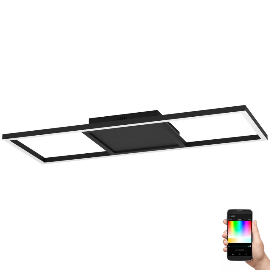 Eglo 31431 - LED RGBW Reguliuojamas lubinis šviestuvas CALAGRANO-Z LED/21W/230V 3000-6500K juoda