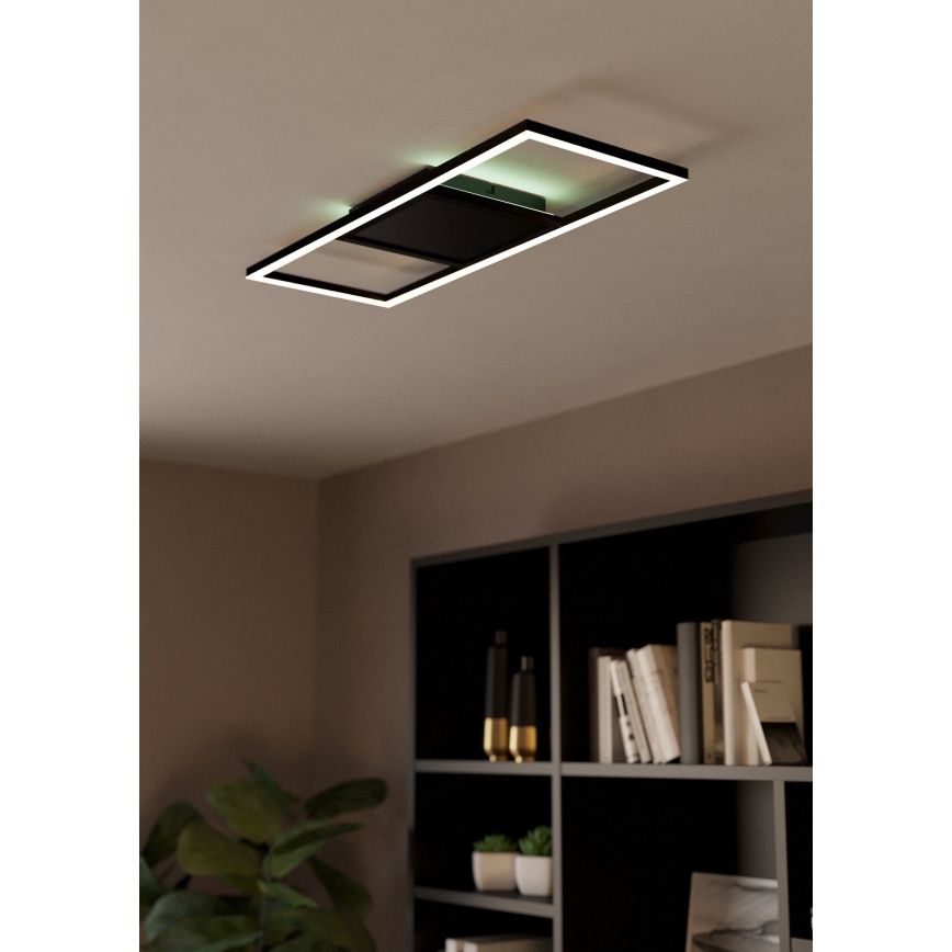 Eglo 31431 - LED RGBW Reguliuojamas lubinis šviestuvas CALAGRANO-Z LED/21W/230V 3000-6500K juoda