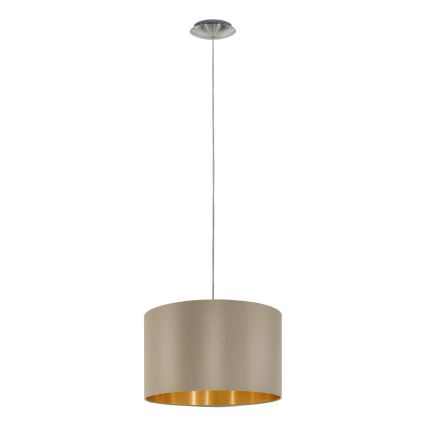 Eglo - Pakabinamas sietynas 1xE27/60W/230V taupe