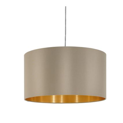 Eglo - Pakabinamas sietynas 1xE27/60W/230V taupe