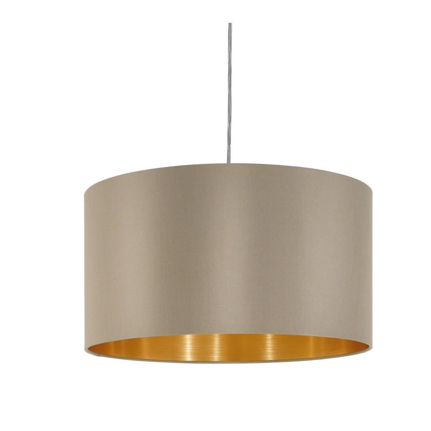 Eglo - Pakabinamas sietynas 1xE27/60W/230V taupe