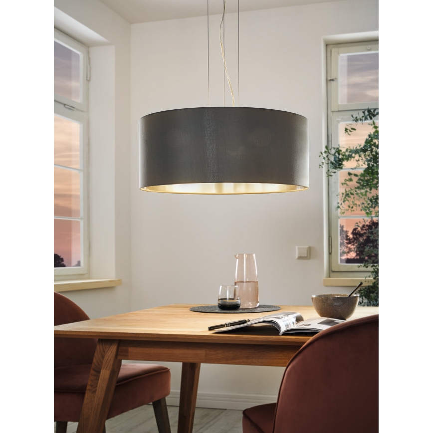 Eglo - Kabantis sietynas, ant laido 3xE27/60W/230V