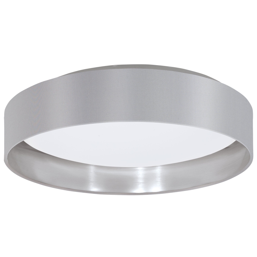 Eglo 31623 - LED lubinis šviestuvas MASERLO LED/16W/230V 3000K Ø 40,5 cm pilka/sidabrinė