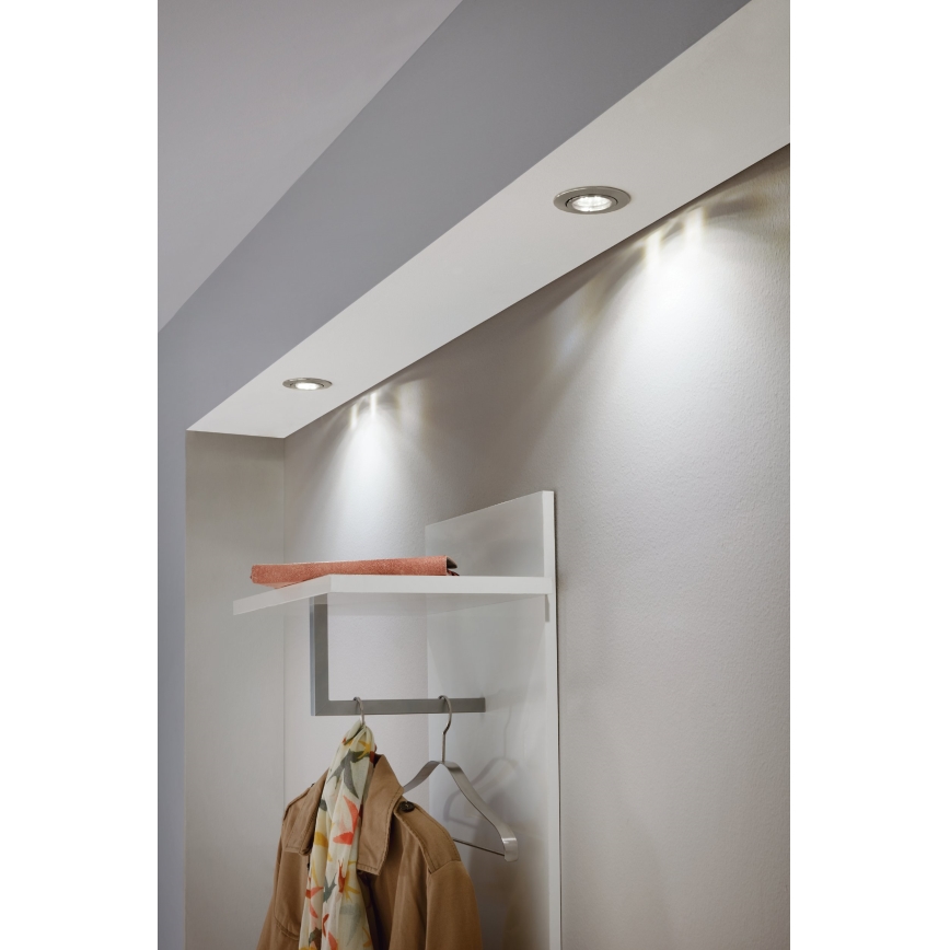 Eglo - 3 vnt. LED įleidžiamųjų šviestuvų rinkinys TEDO 1xGU10-LED/5W/230V