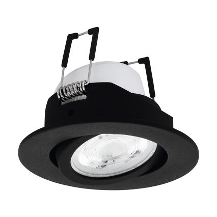 Eglo 31695 - LED RGBW Pritemdomas įleidžiamas lubinis šviestuvas SALICETO-Z LED/4,7W/230V 2700-6500K juoda