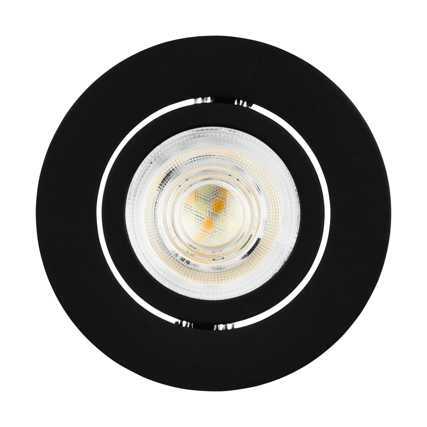 Eglo 31695 - LED RGBW Pritemdomas įleidžiamas lubinis šviestuvas SALICETO-Z LED/4,7W/230V 2700-6500K juoda