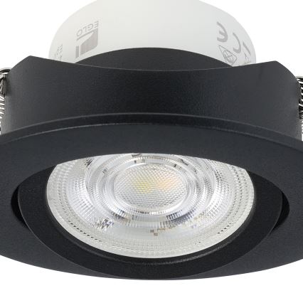 Eglo 31695 - LED RGBW Pritemdomas įleidžiamas lubinis šviestuvas SALICETO-Z LED/4,7W/230V 2700-6500K juoda