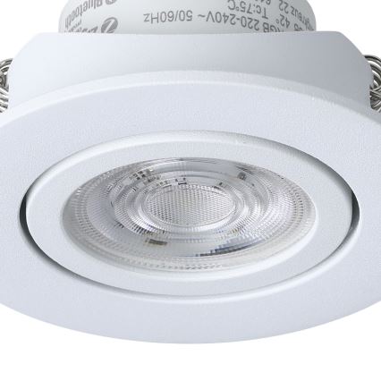 Eglo 31696 - LED RGBW Pritemdomas įleidžiamas lubinis šviestuvas SALICETO-Z LED/4,7W/230V 2700-6500K balta