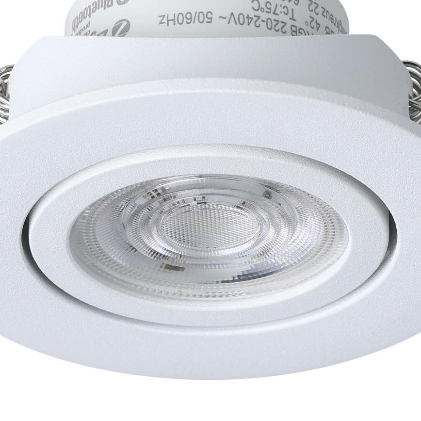 Eglo 31696 - LED RGBW Pritemdomas įleidžiamas lubinis šviestuvas SALICETO-Z LED/4,7W/230V 2700-6500K balta