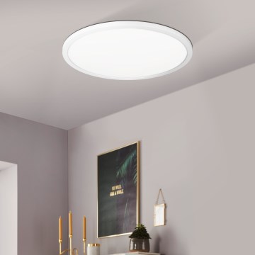 Eglo 31699 - LED RGBW Reguliuojamas lubinis šviestuvas ROVITO-Z LED/16,5W/230V 2700-6500K balta