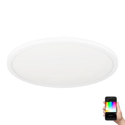 Eglo 31699 - LED RGBW Reguliuojamas lubinis šviestuvas ROVITO-Z LED/16,5W/230V 2700-6500K balta