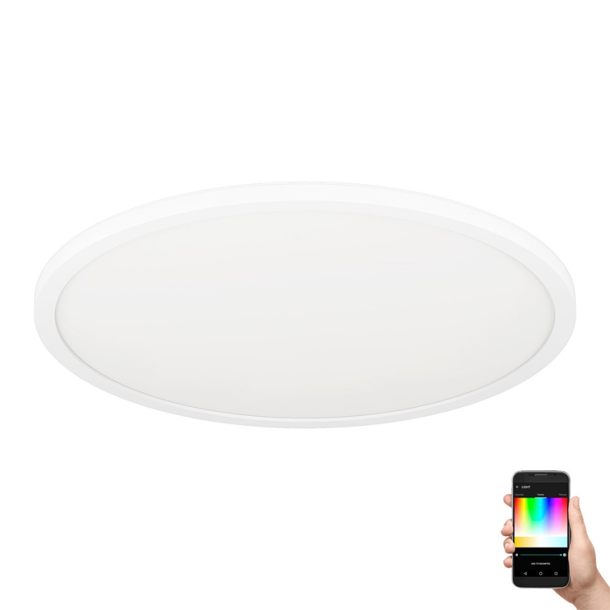 Eglo 31699 - LED RGBW Reguliuojamas lubinis šviestuvas ROVITO-Z LED/16,5W/230V 2700-6500K balta