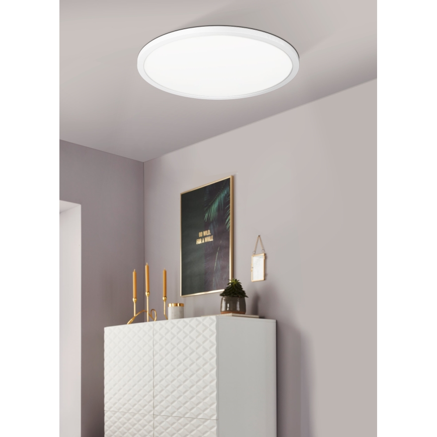 Eglo 31699 - LED RGBW Reguliuojamas lubinis šviestuvas ROVITO-Z LED/16,5W/230V 2700-6500K balta