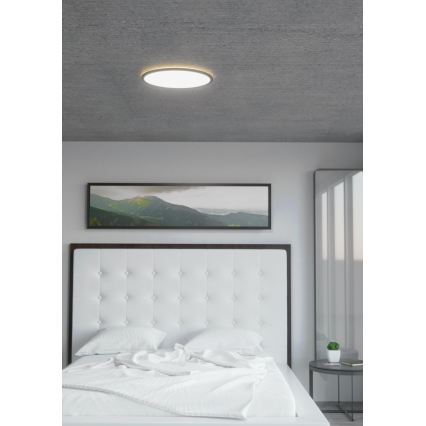 Eglo 31704 - ROVITO-Z, LED RGBW dimeriuojamas lubinis šviestuvas, 1xLED/16,5W/230V, 2700-6500K, skersmuo 42 cm, juodas
