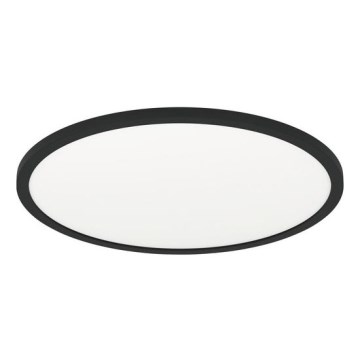 Eglo 31704 - LED RGBW reguliuojamas lubinis šviestuvas ROVITO-Z 1xLED/16,5W/230V 2700-6500K skersmuo 42 cm juodas + nuotolinis valdymas