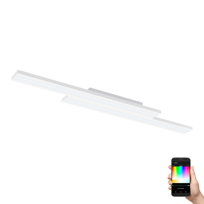 Eglo 31713 - LED RGBW Reguliuojamas lubinis šviestuvas SALITERAS-Z LED/20,4W/230V 2700-6500K balta