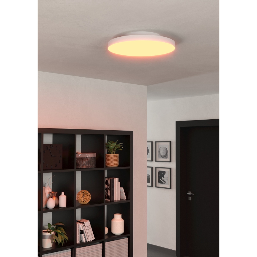 Eglo 31728 - LED RGBW Reguliuojamas lubinis šviestuvas TURCONA-Z LED/22,4W/230V 2700-6500K balta