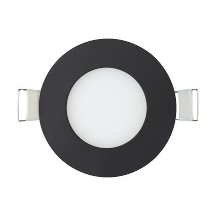 Eglo 31743 - KOMPLEKTAS 3x dimeriuojami vonios įleidžiami LED šviestuvai FUEVA-Z LED/2,8W/230V 2700-6500 IP44 juodi, skersmuo 8,5 cm