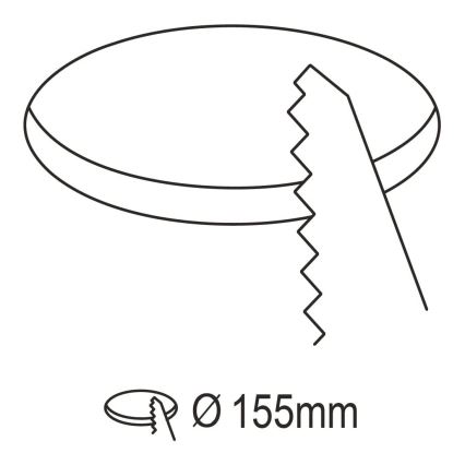 Eglo 31744 - LED Reguliuojamas vonios įleidžiamas šviestuvas FUEVA-Z LED/10,5W/230V 2700-6500K IP44 juoda