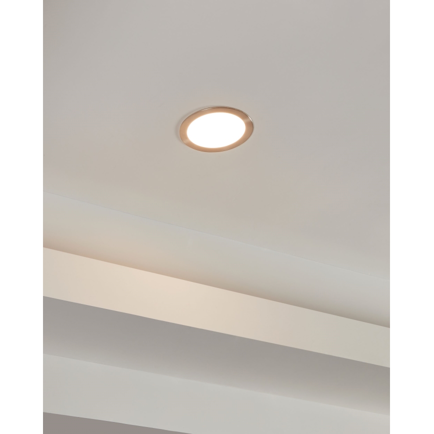 Eglo 31746 - LED Reguliuojamas vonios įleidžiamas šviestuvas FUEVA-Z LED/10,5W/230V 2700-6500K IP44 chromas