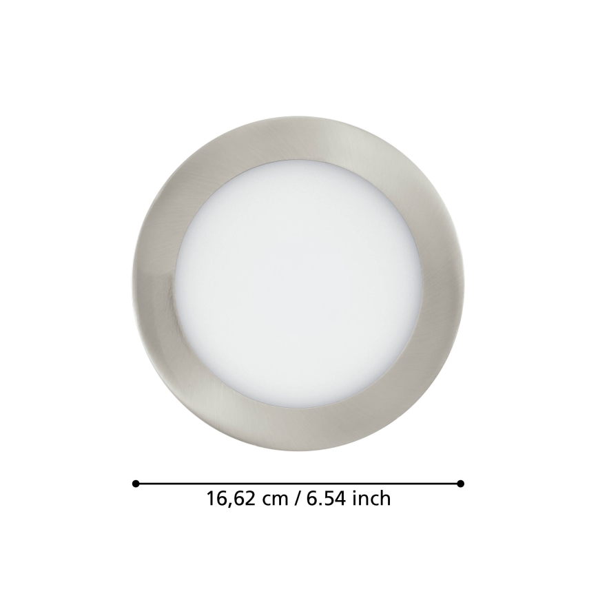 Eglo 31746 - LED Reguliuojamas vonios įleidžiamas šviestuvas FUEVA-Z LED/10,5W/230V 2700-6500K IP44 chromas