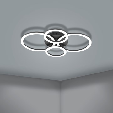 Eglo 31769 - LED Pritemdomas lubinis šviestuvas PARRAPOS-Z LED/41W/230V 3000-6500K juoda